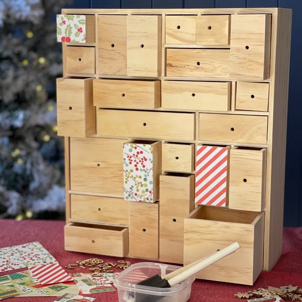 HYGGEHAUS Natural Wooden Storage Organizer (24 drawer) – hyggehaus