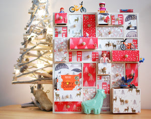 PRE ORDER - DIY Wooden Advent Calendar for Christmas/ Craft storage with FREE Number Embellishments