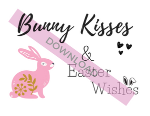 Easter Wishes Clear Sticker/ Iron on transfer Template
