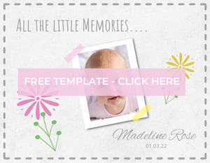 All the Little Memories Transfer Template